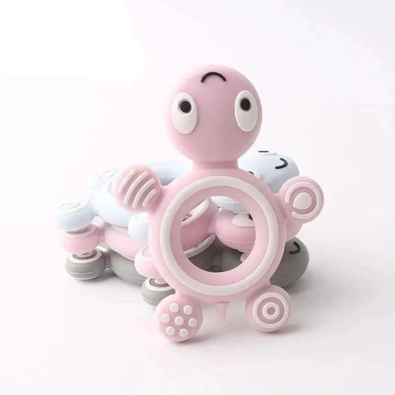 Silicone Baby Teethers Turtle 1PC Food Grade Animal Silicone Tiny Rod Children's Goods Nurse Gift Baby Teether Toys Bite Bites Stevvex