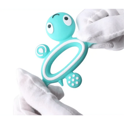 Silicone Baby Teethers Turtle 1PC Food Grade Animal Silicone Tiny Rod Children's Goods Nurse Gift Baby Teether Toys Bite Bites Stevvex