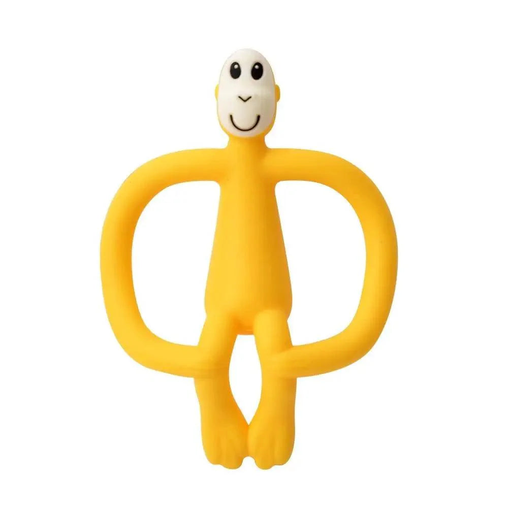 Silicone Cartoon Monkey Toddler Molar Teeth Pain Relief Tool Kids Teether  Teething Beads Baby Shower Gift Stevvex