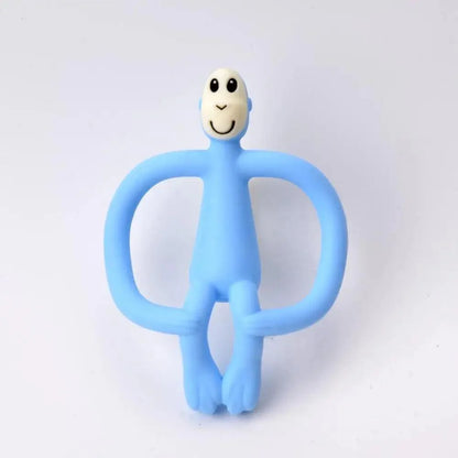 Silicone Cartoon Monkey Toddler Molar Teeth Pain Relief Tool Kids Teether  Teething Beads Baby Shower Gift Stevvex