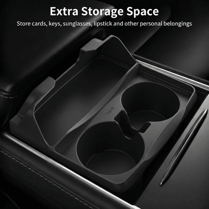 Silicone Center Console Cup Holder Insert for Model 3 & Model Y | Anti-Spill Tesery Official Store