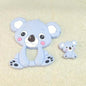 Silicone Teether Animal Koala Baby Teether Pendant Food Grade BPA Free Baby Teething Chew Charms Silicone Beads Toy Stevvex