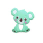 Silicone Teether Animal Koala Baby Teether Pendant Food Grade BPA Free Baby Teething Chew Charms Silicone Beads Toy Stevvex