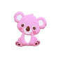 Silicone Teether Animal Koala Baby Teether Pendant Food Grade BPA Free Baby Teething Chew Charms Silicone Beads Toy Stevvex