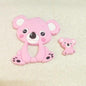 Silicone Teether Animal Koala Baby Teether Pendant Food Grade BPA Free Baby Teething Chew Charms Silicone Beads Toy Stevvex