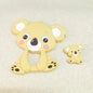 Silicone Teether Animal Koala Baby Teether Pendant Food Grade BPA Free Baby Teething Chew Charms Silicone Beads Toy Stevvex