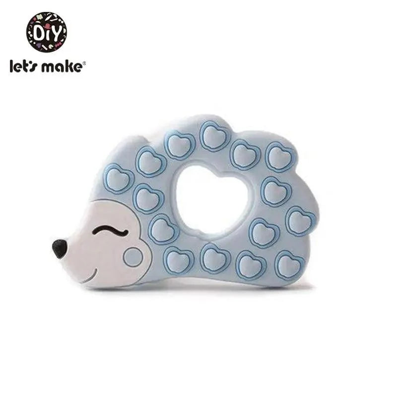 Silicone Teether Rodent Cartoon Animals 1pc Food Grade Silicone Pandents,  Teething Toys For Teeth Tiny Rod Baby Teethers Gift Stevvex
