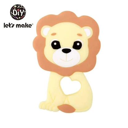 Silicone Teether Rodent Cartoon Animals 1pc Food Grade Silicone Pandents,  Teething Toys For Teeth Tiny Rod Baby Teethers Gift Stevvex