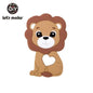 Silicone Teether Rodent Cartoon Animals 1pc Food Grade Silicone Pandents,  Teething Toys For Teeth Tiny Rod Baby Teethers Gift Stevvex