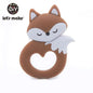 Silicone Teether Rodent Cartoon Animals 1pc Food Grade Silicone Pandents,  Teething Toys For Teeth Tiny Rod Baby Teethers Gift Stevvex