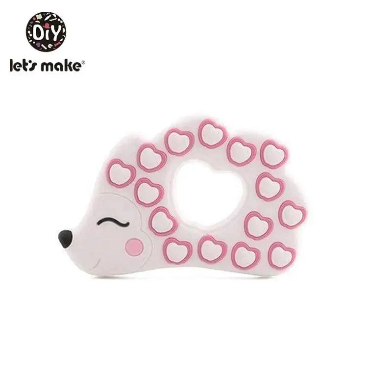 Silicone Teether Rodent Cartoon Animals 1pc Food Grade Silicone Pandents,  Teething Toys For Teeth Tiny Rod Baby Teethers Gift Stevvex