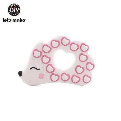 Silicone Teether Rodent Cartoon Animals 1pc Food Grade Silicone Pandents,  Teething Toys For Teeth Tiny Rod Baby Teethers Gift Stevvex