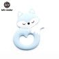 Silicone Teether Rodent Cartoon Animals 1pc Food Grade Silicone Pandents,  Teething Toys For Teeth Tiny Rod Baby Teethers Gift Stevvex