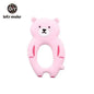 Silicone Teether Rodent Cartoon Animals 1pc Food Grade Silicone Pandents,  Teething Toys For Teeth Tiny Rod Baby Teethers Gift Stevvex
