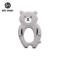 Silicone Teether Rodent Cartoon Animals 1pc Food Grade Silicone Pandents,  Teething Toys For Teeth Tiny Rod Baby Teethers Gift Stevvex