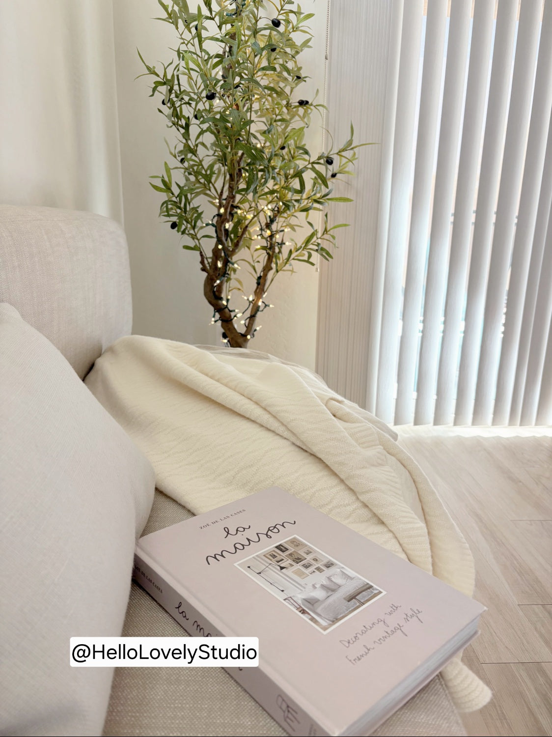 Angora and Wool | Ultra Soft Throw Blanket (solid, beige) Silverlyne
