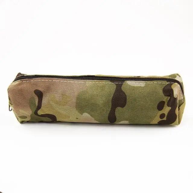 Simple Camouflage Cool Pencil Case Soft Black Pencil Holder For Boys Stylish Pouch For Office And Schools Stevvex