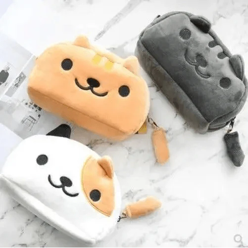 Simple Cartoon Pencil Pouch Design Soft Large Capacity Student Pencil Box Cute Pen Organizer Stevvex