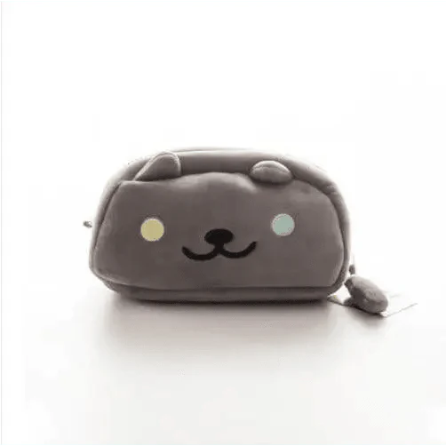 Simple Cartoon Pencil Pouch Design Soft Large Capacity Student Pencil Box Cute Pen Organizer Stevvex