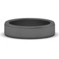 Simple Flat Wedding Band 4MM Fascinating Diamonds
