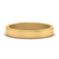 Simple Flat Wedding Band 4MM Fascinating Diamonds