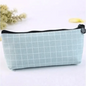 Simple Striped Color Design Pencil Cases For Students Retro Large Capacity Stationery School Pouch Stevvex