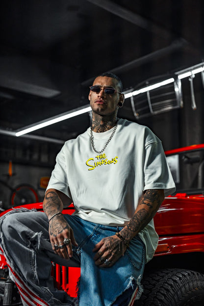 Mischief Icon Men's Graphic Tee – Tattooed Character Streetwear with Attitude Withinblack