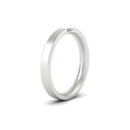 Single Emerald Mens Wedding Band Fascinating Diamonds