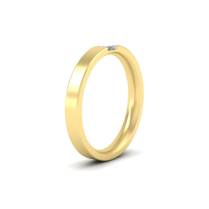 Single Emerald Mens Wedding Band Fascinating Diamonds
