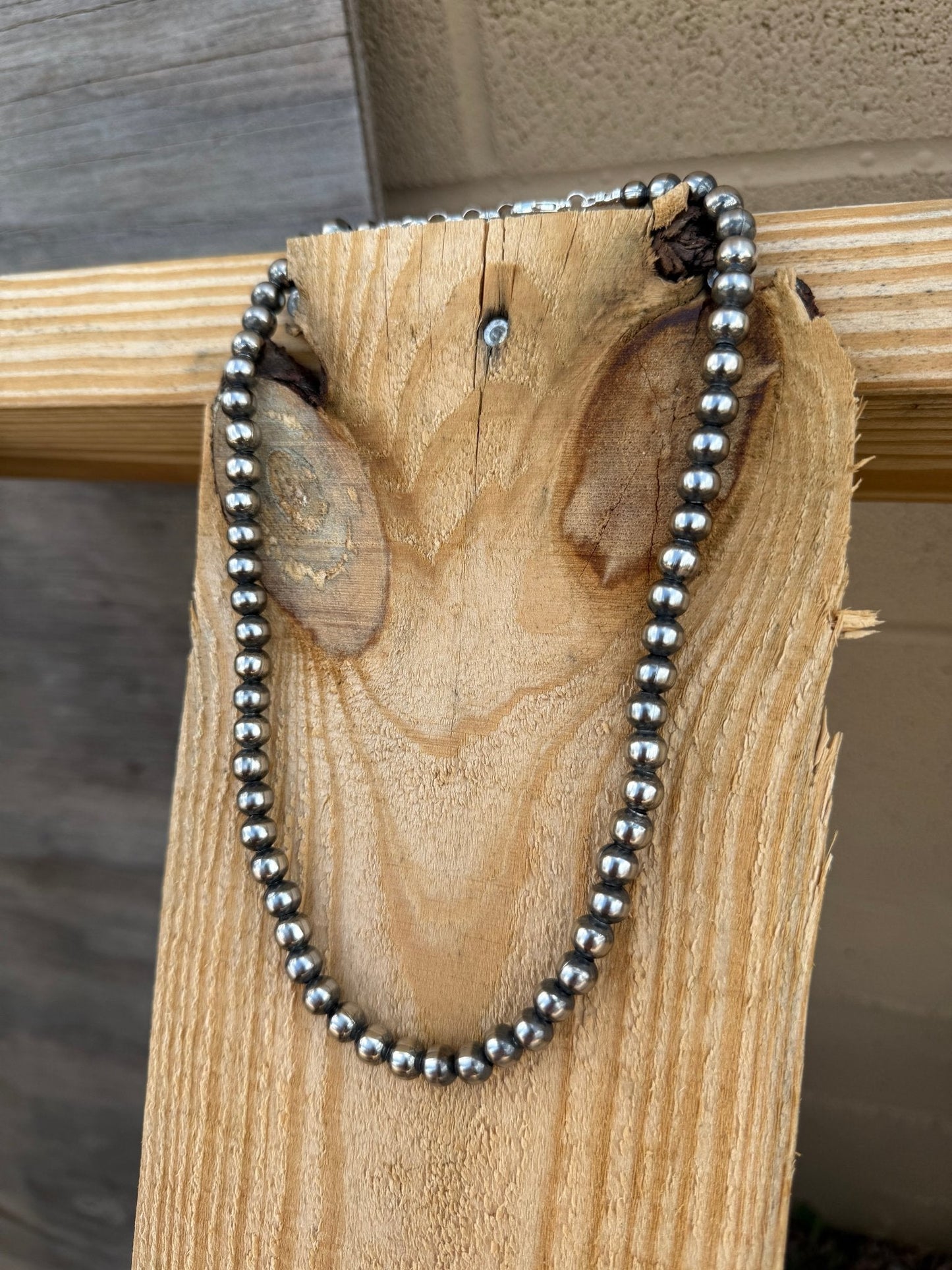 Pick your Size & Length - Silver Beads Necklace Wild Junkie
