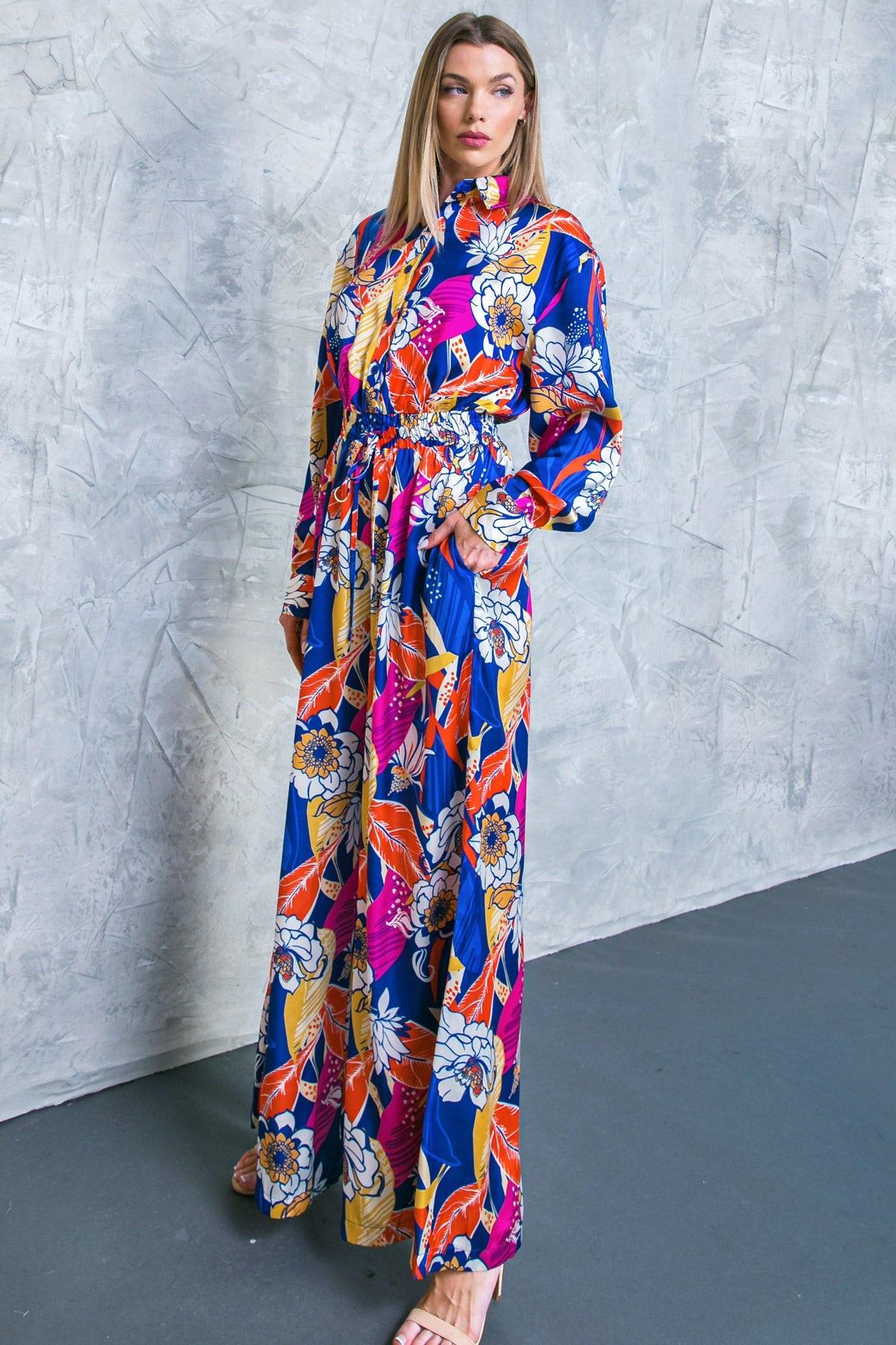 BLOOMING HOPE WOVEN JUMPSUIT Flying Tomato