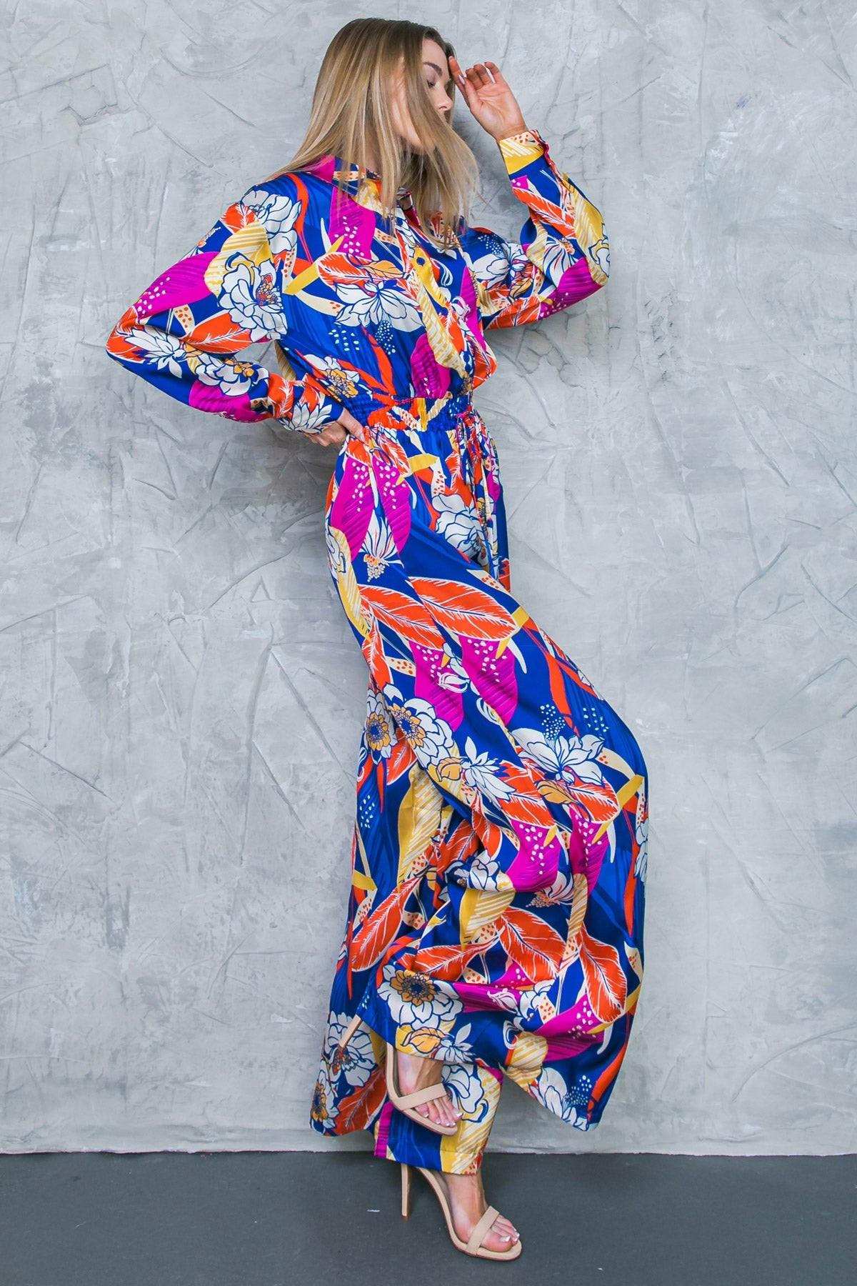 BLOOMING HOPE WOVEN JUMPSUIT Flying Tomato