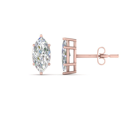 Marquise Diamond 6 Prong Stud Earrings Fascinating Diamonds