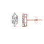 Marquise Diamond 6 Prong Stud Earrings Fascinating Diamonds
