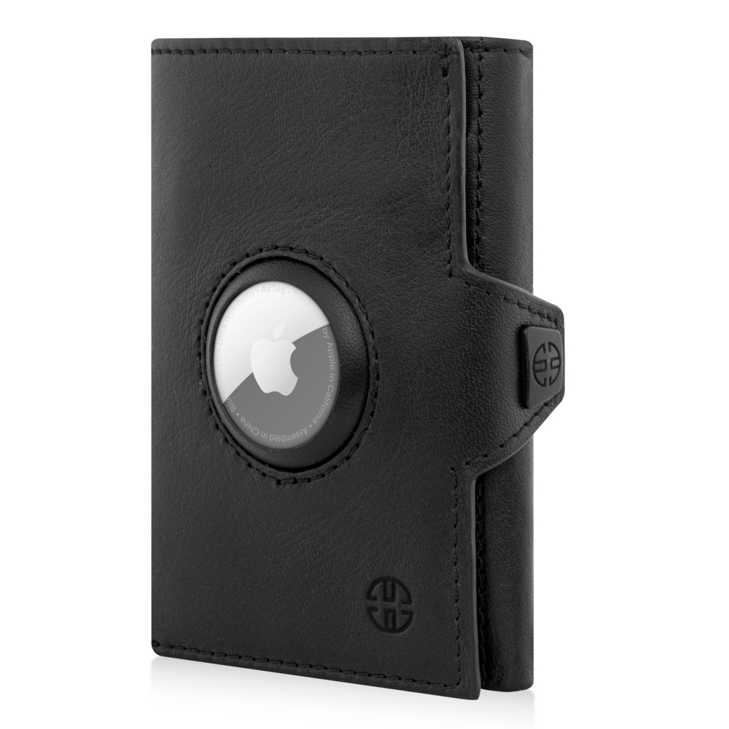 Toscana Leather Wallet - Airtag & Coin Holder Trusador