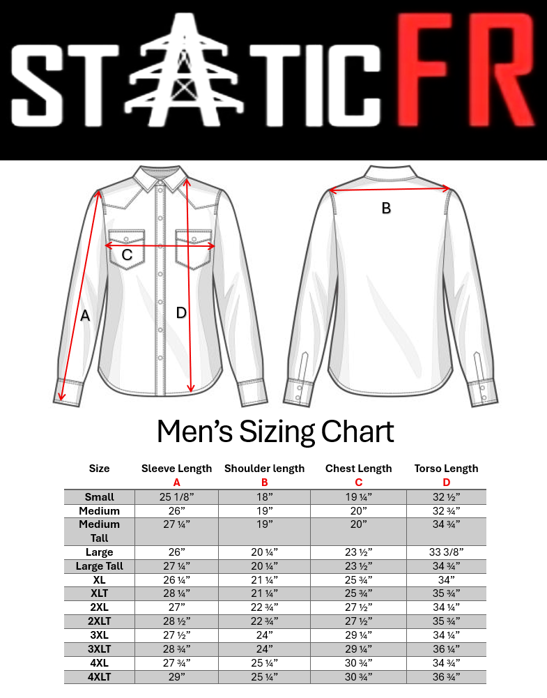 FR Pearl Snap Work Shirt - Honor Navy Static FR