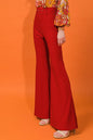 COUNTDOWN THE HOURS WOVEN FLARED PANTS Flying Tomato