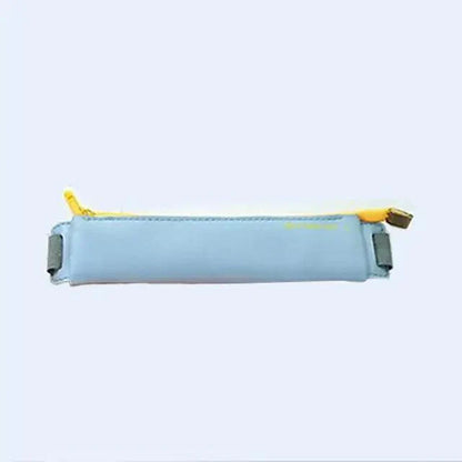 Slim Leather Unique Design Pencil Case Book Holder Pouch With Elastic Band For Notebook Fashion School Pen Case Stevvex