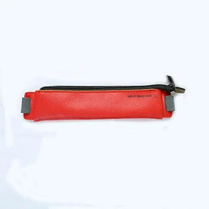 Slim Leather Unique Design Pencil Case Book Holder Pouch With Elastic Band For Notebook Fashion School Pen Case Stevvex