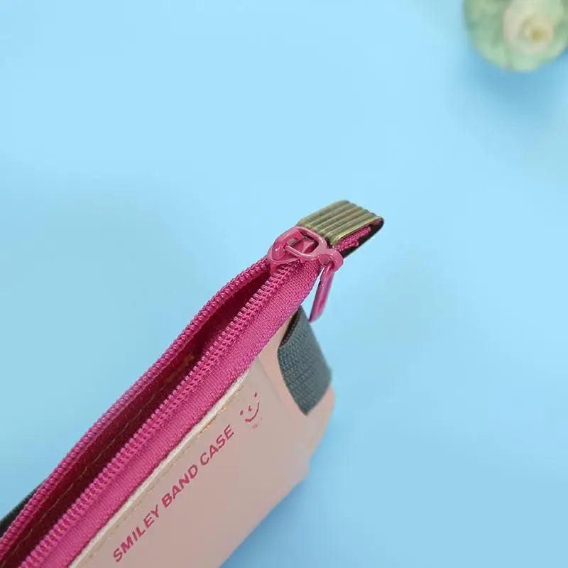 Slim Leather Unique Design Pencil Case Book Holder Pouch With Elastic Band For Notebook Fashion School Pen Case Stevvex
