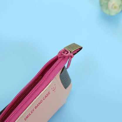 Slim Leather Unique Design Pencil Case Book Holder Pouch With Elastic Band For Notebook Fashion School Pen Case Stevvex