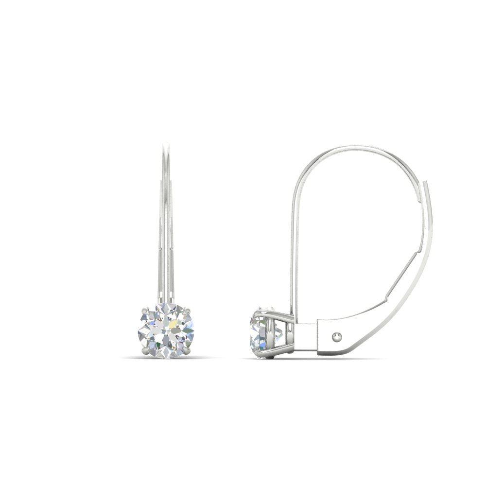 Small Round Diamond Studs Lever Back Earring Fascinating Diamonds