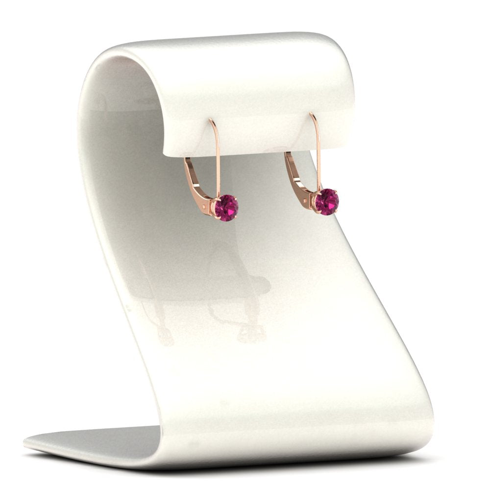 Small Round Diamond Studs Lever Back Earring Fascinating Diamonds