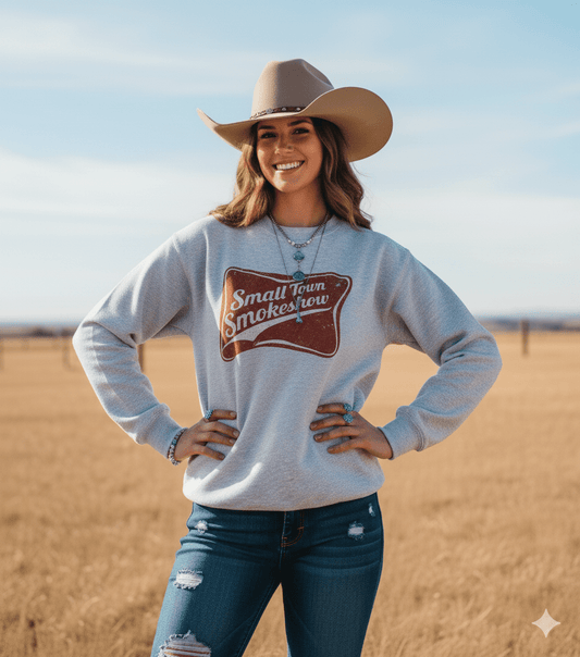 Small Town Smokeshow Graphic Sweatshirt Wild Junkie