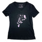 Snap Cat Womens V-neck T-shirt STORY SPARK