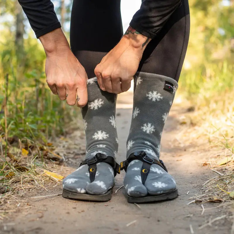Polar Feet Fleece Tabi Socks - Snow Polar Feet® LLC