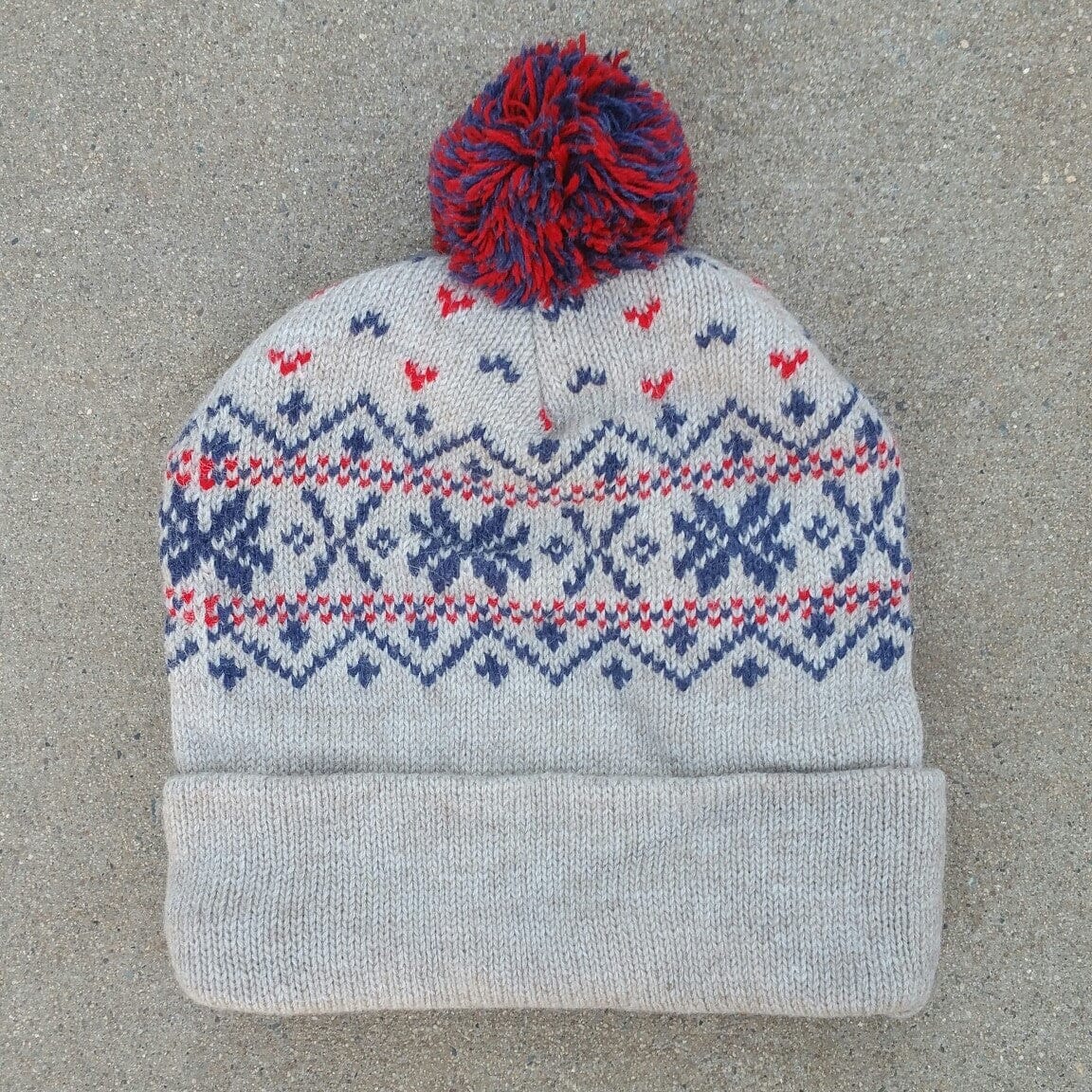 Snowflake Pom-Pom Alpaca Hat Purely Alpaca