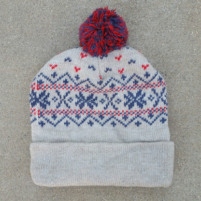 Snowflake Pom-Pom Alpaca Hat Purely Alpaca