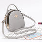 Mini Bee Shoulder Bag - Vintage PU Leather Crossbody