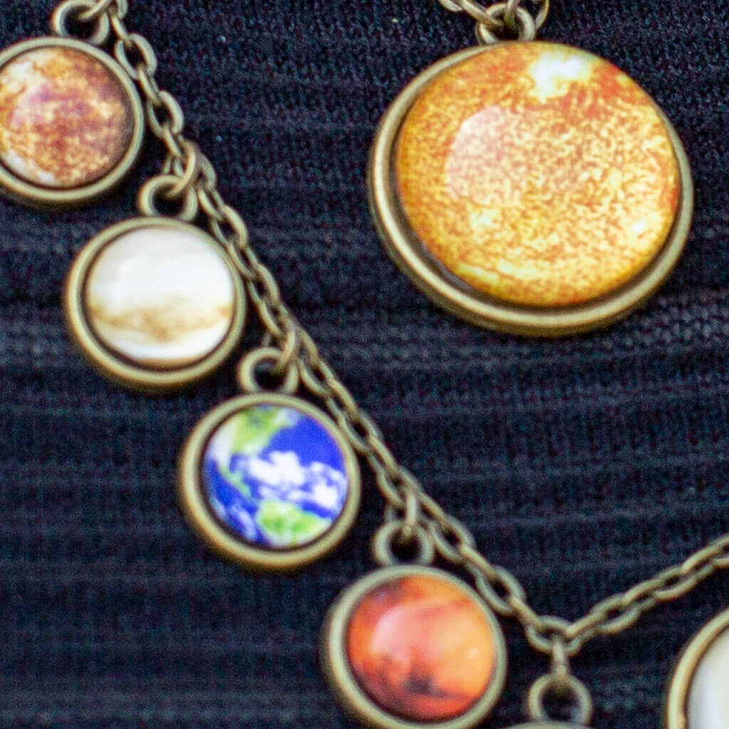 Solar System Necklace Princess Awesome & Boy Wonder